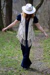 Fringe Cut Work Waistcoat - Various