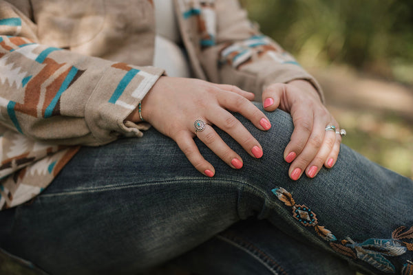 Western Embroidered Flare Jeans