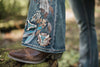 Western Embroidered Flare Jeans