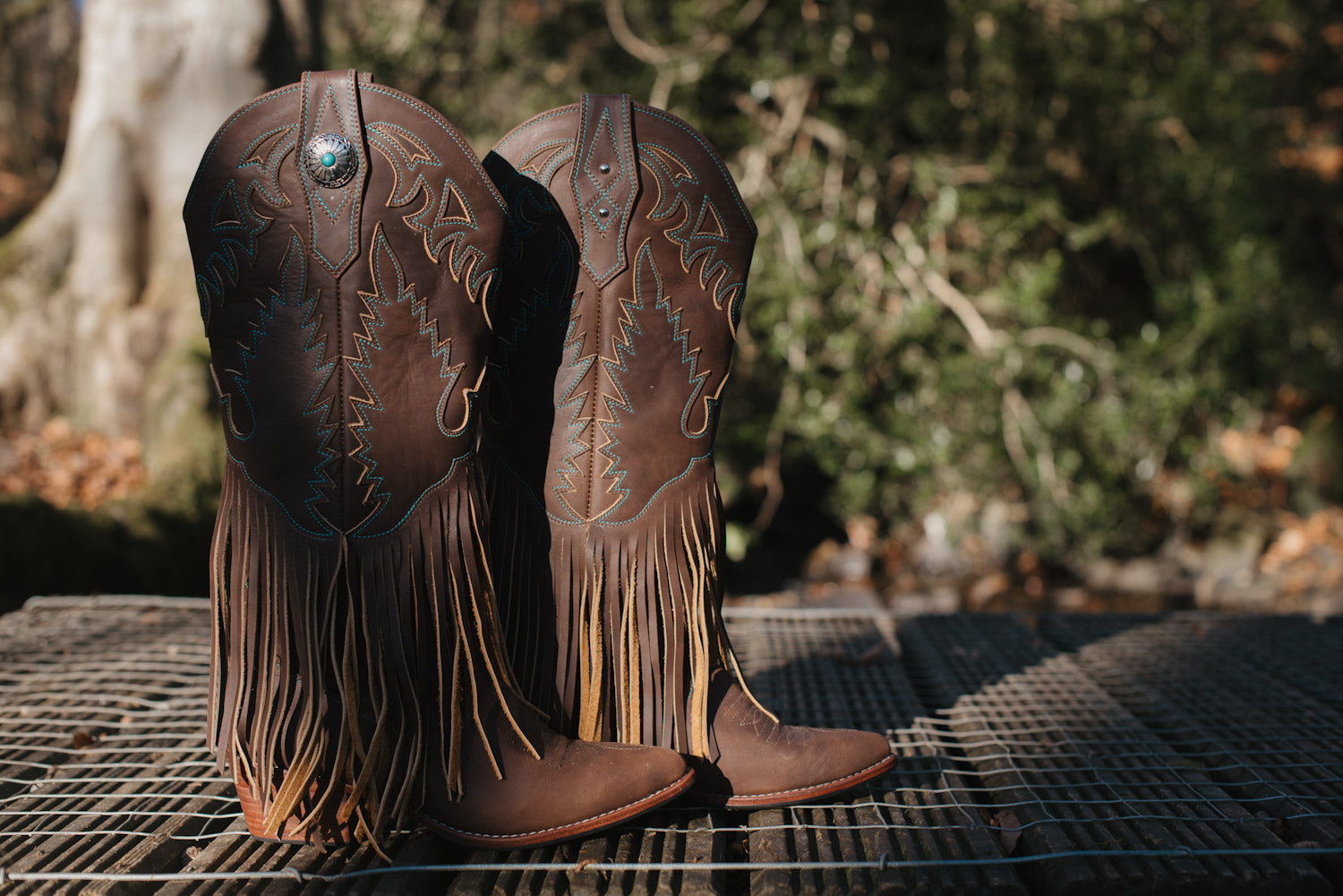 Brown Fringe Cowgirl Boots (BB Exclusive)