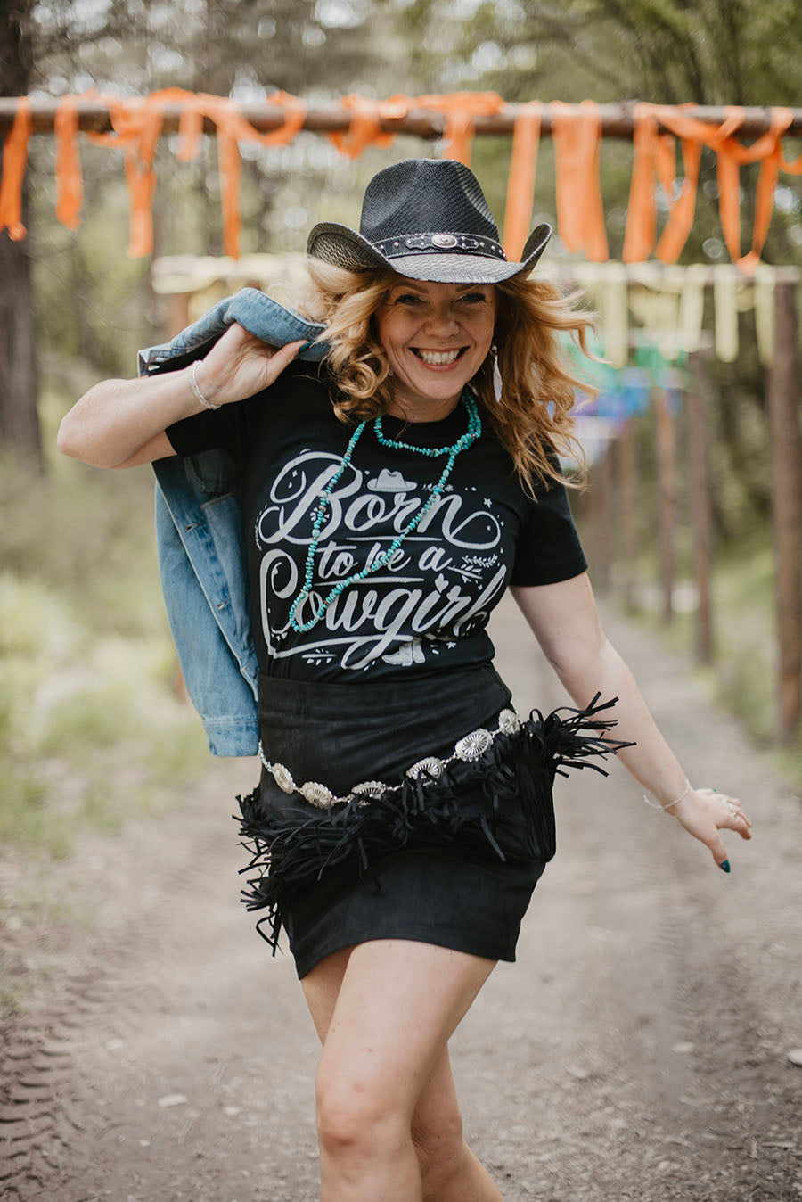 Black Fringe Shorts/Skirt - Boho Buffalo Accessories