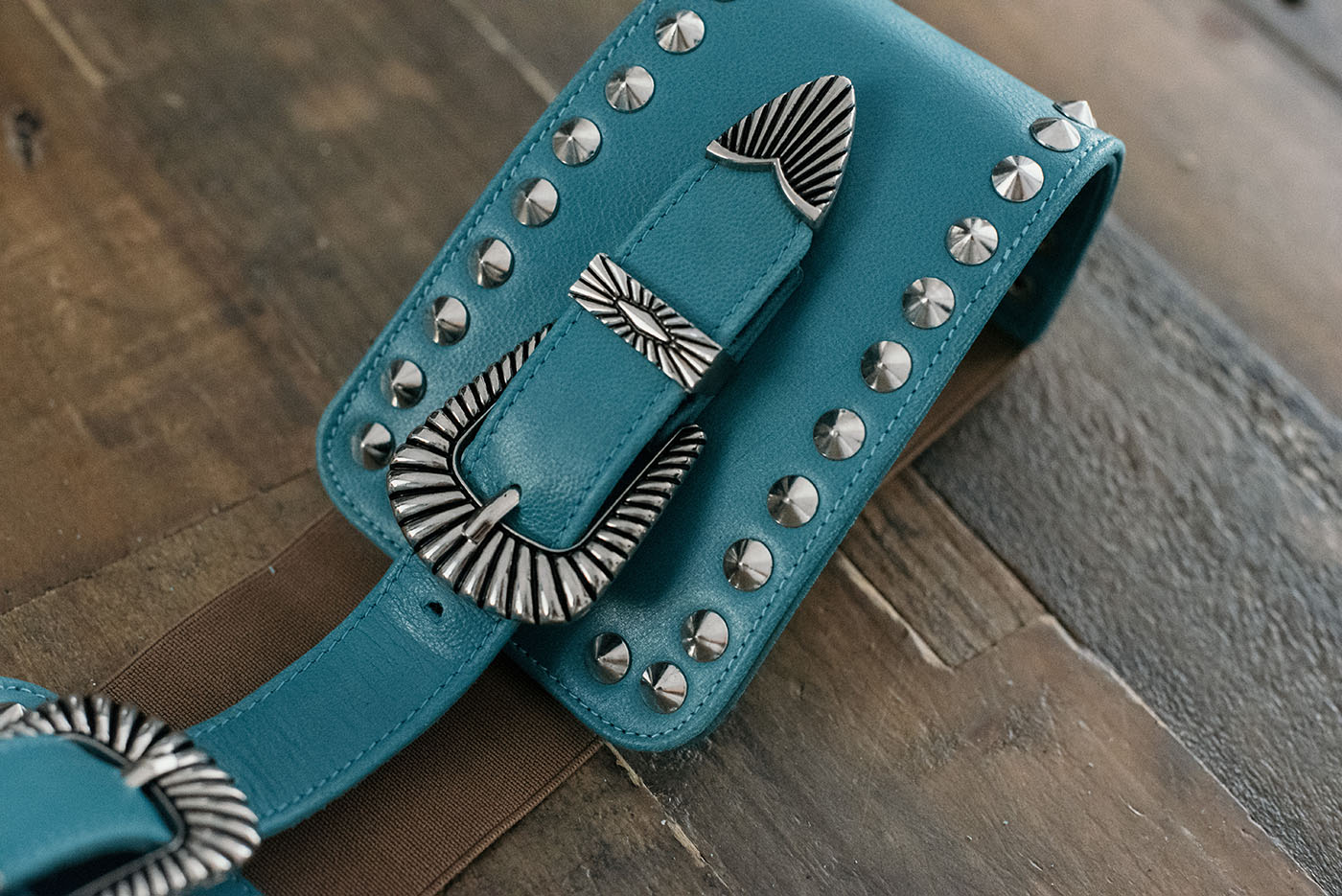 Turquoise Double Buckle Belt