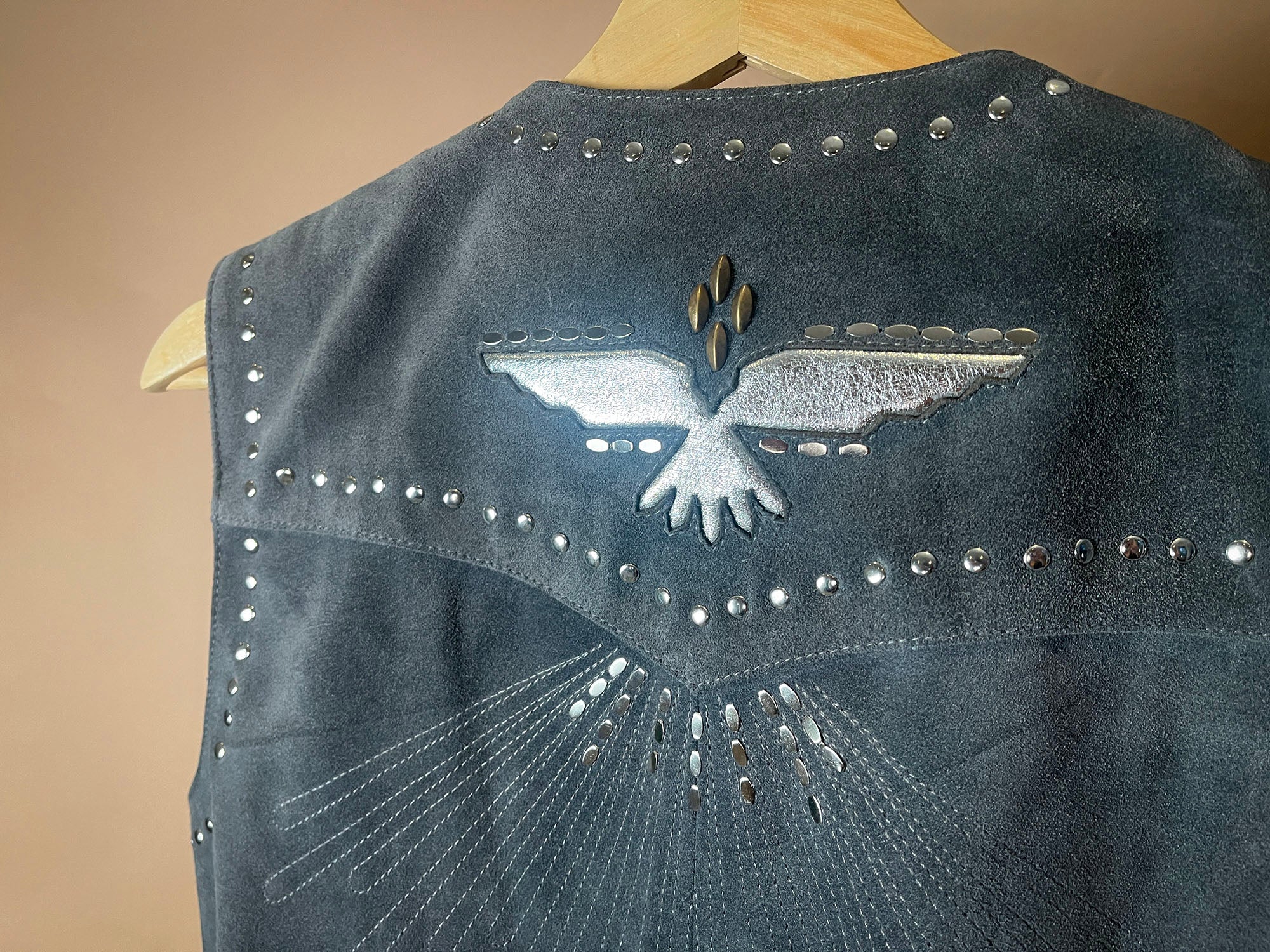 Grey Fringed Western Waistcoat - Boho Buffalo Accessories