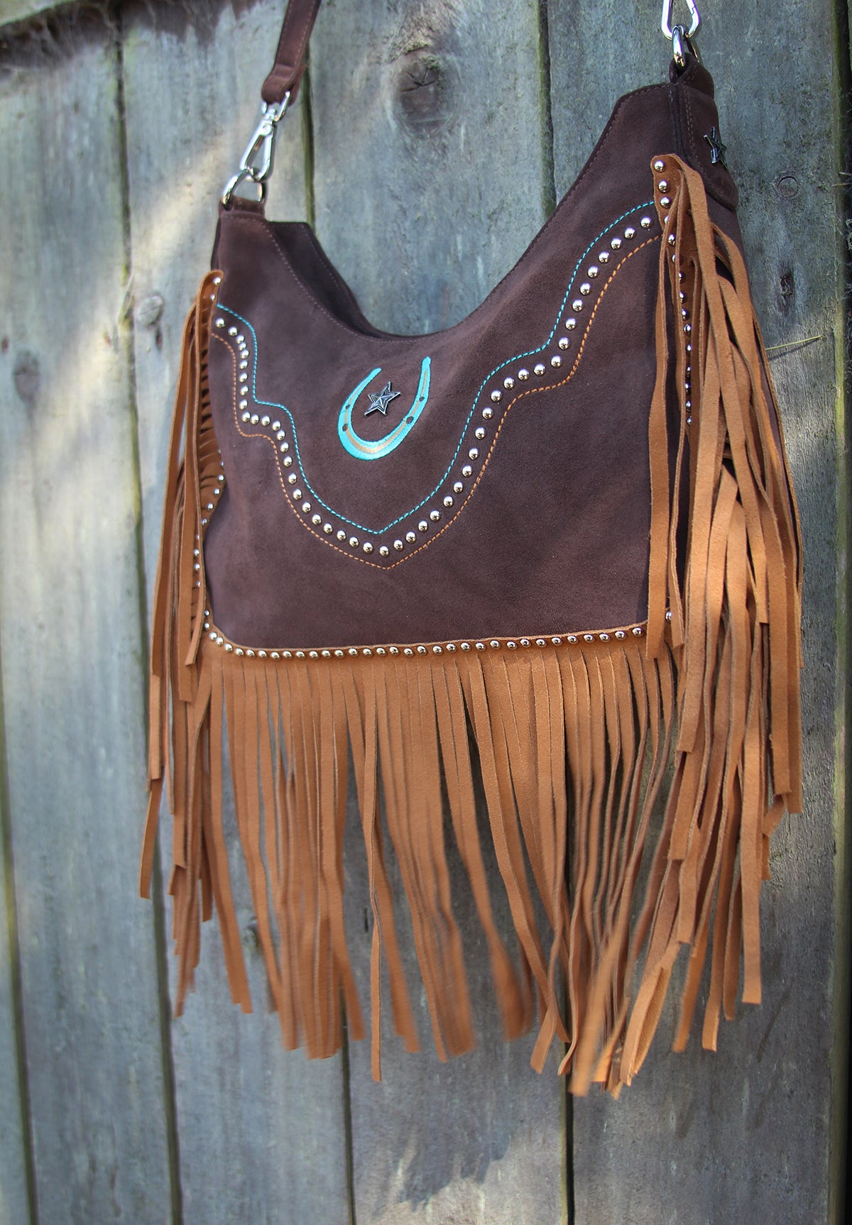 Horseshoe Fringe Western Bag