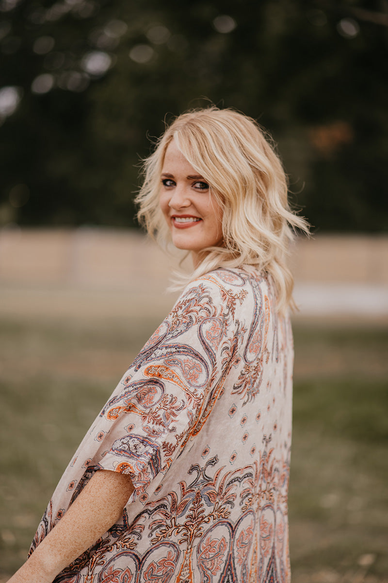 Fringed Darlin' Kimono - Boho Buffalo Accessories