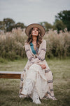 Boho Chic Stripe Knit Cardigan