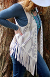 Fringe Cut Work Waistcoat - Various