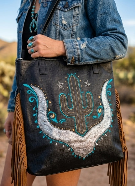 Desert Nights Tote Bag - Boho Buffalo Accessories