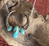 Mohave Turquoise Crescent Necklace