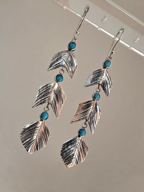 'Power of 3' Feather Earrings