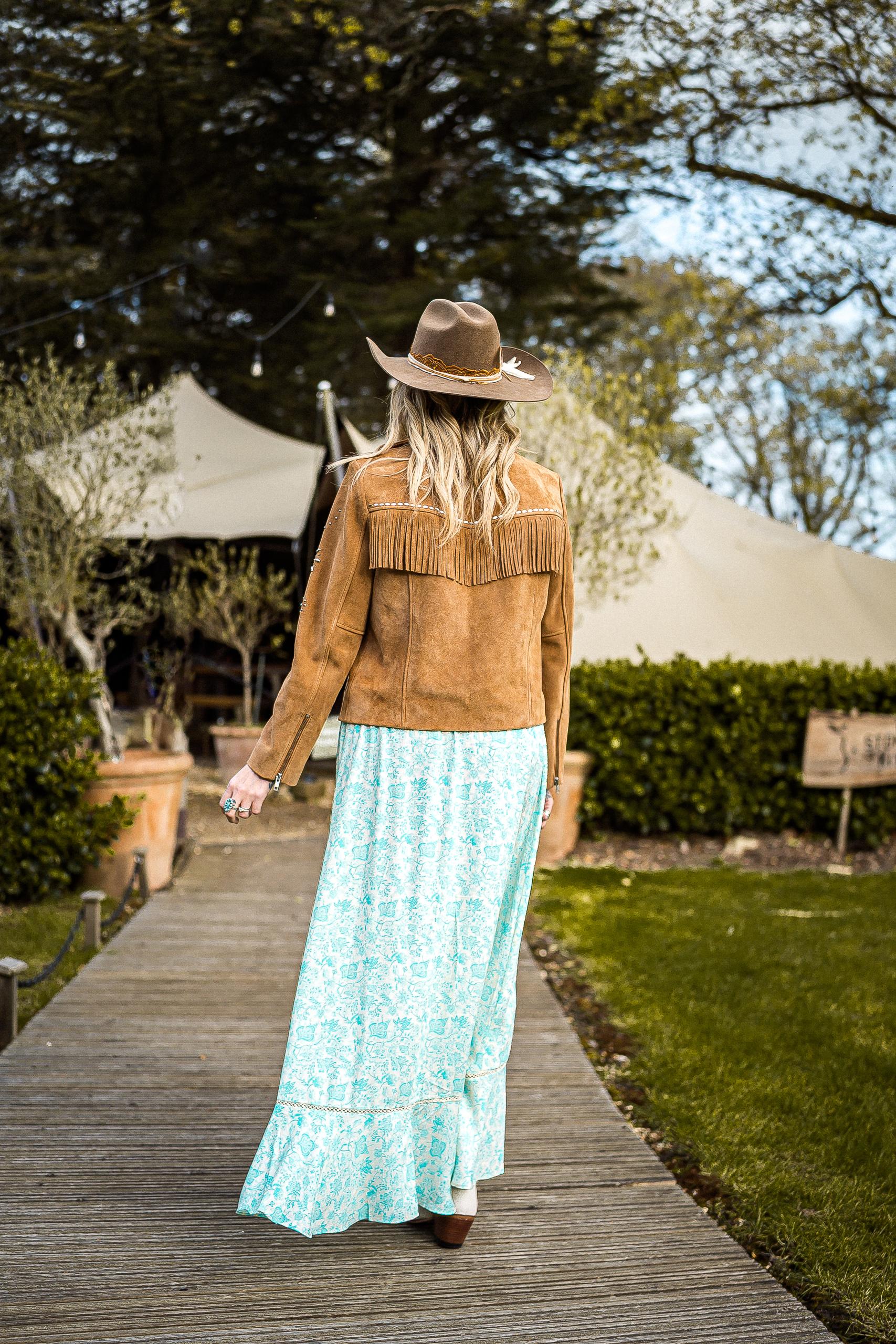 Tan 'Signature' Fringe Jacket - Boho Buffalo Accessories
