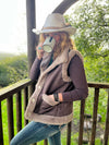 Mocha Fur Gilet