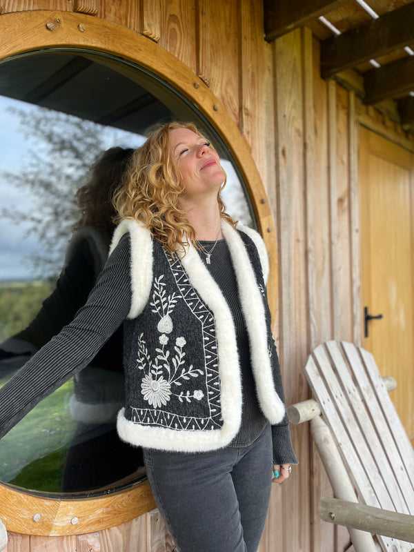 Floral Winter Waistcoat