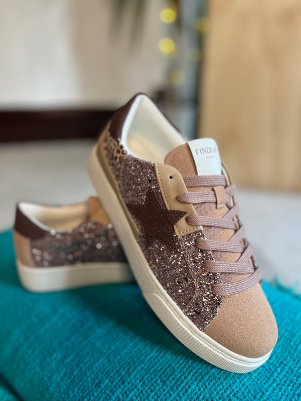 Rose Gold Sparkle Pumps