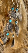 'Power of 3' Feather Earrings