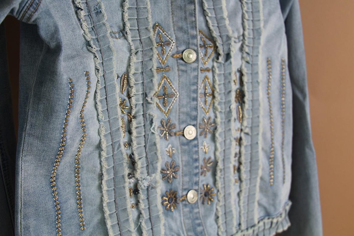 Ibiza Vibes Denim Jacket (S-2XL)