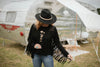 Black Studded Fringe Jacket