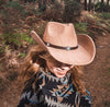 Vegan Felt Cowboy Hat (Terracotta)