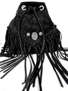 Black Fringe Shoulder Bag