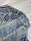 Light Aztec Denim Jacket