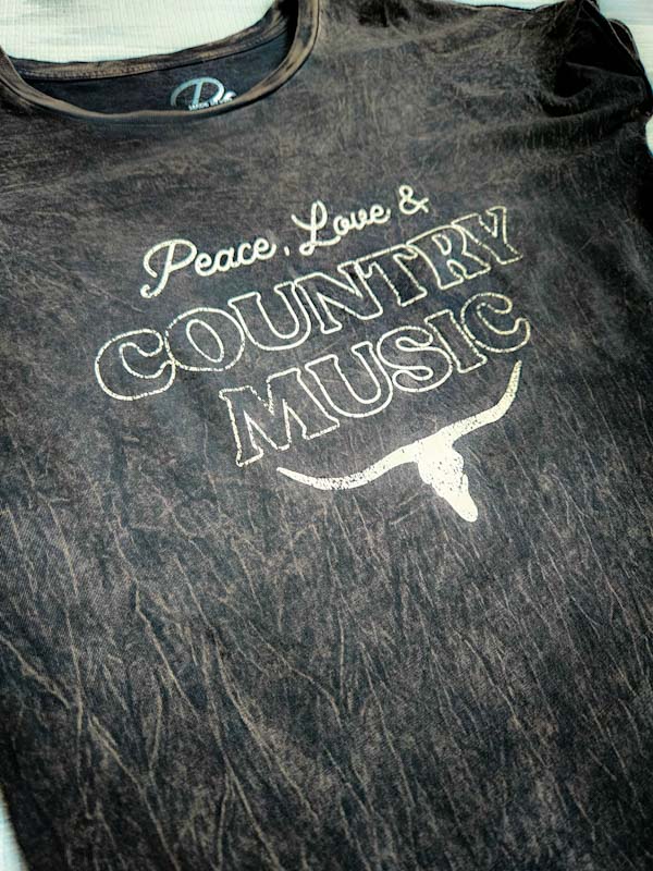 Country Music Long Tee Dress