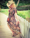 Paisley Boho Hi-Lo Dress