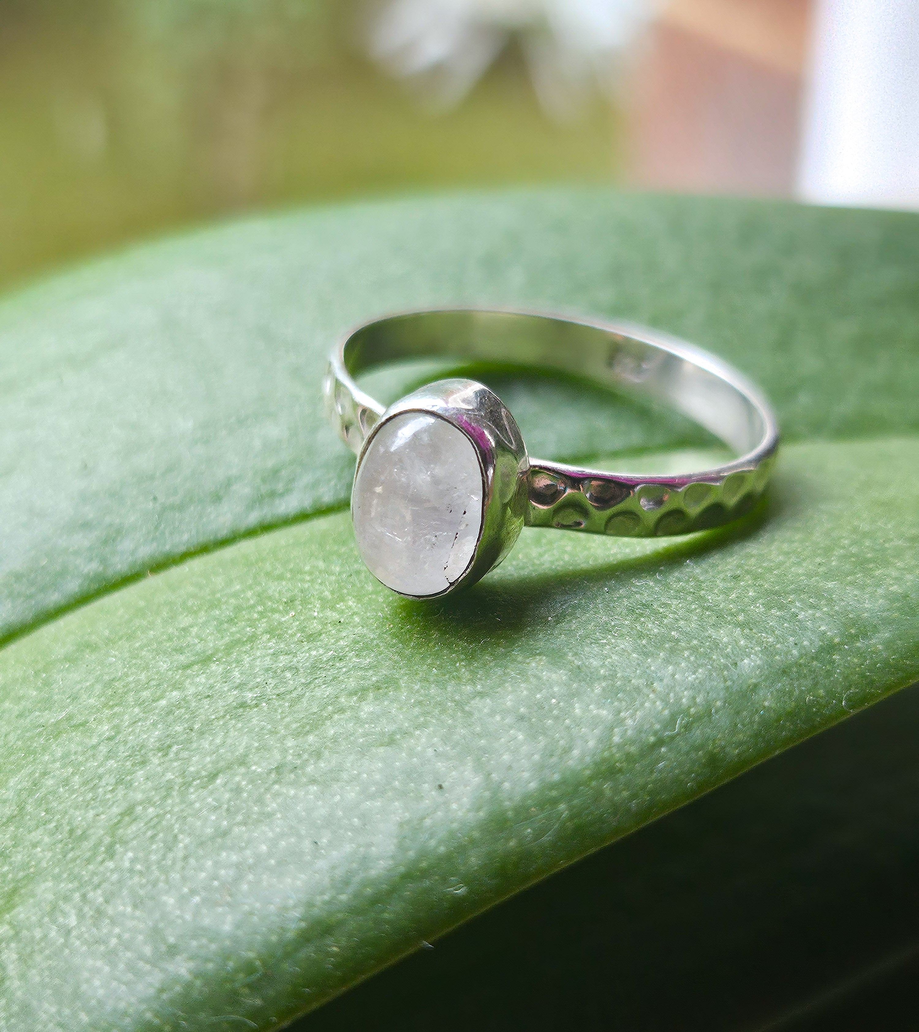 Moonstone Textured Ring - Boho Buffalo Accessories