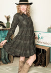 Short Black Plaid Dress