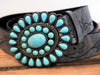 Turquoise Buckle Belt (Black)