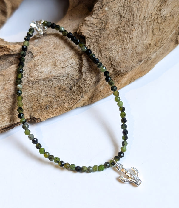 Jasper Cactus Bracelet