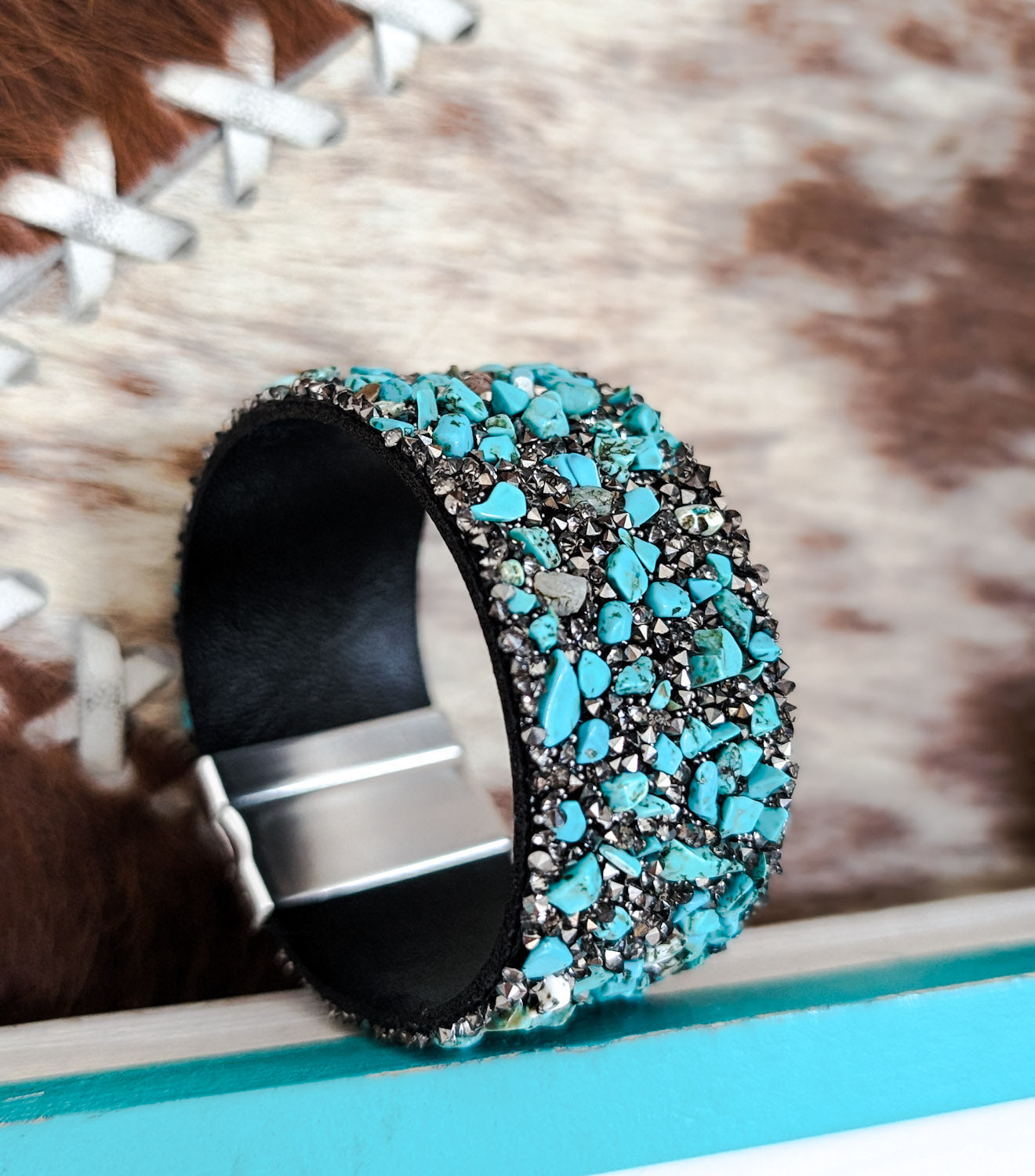 Turquoise Glimmer Cuff