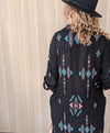 Black Western Shirt Dress