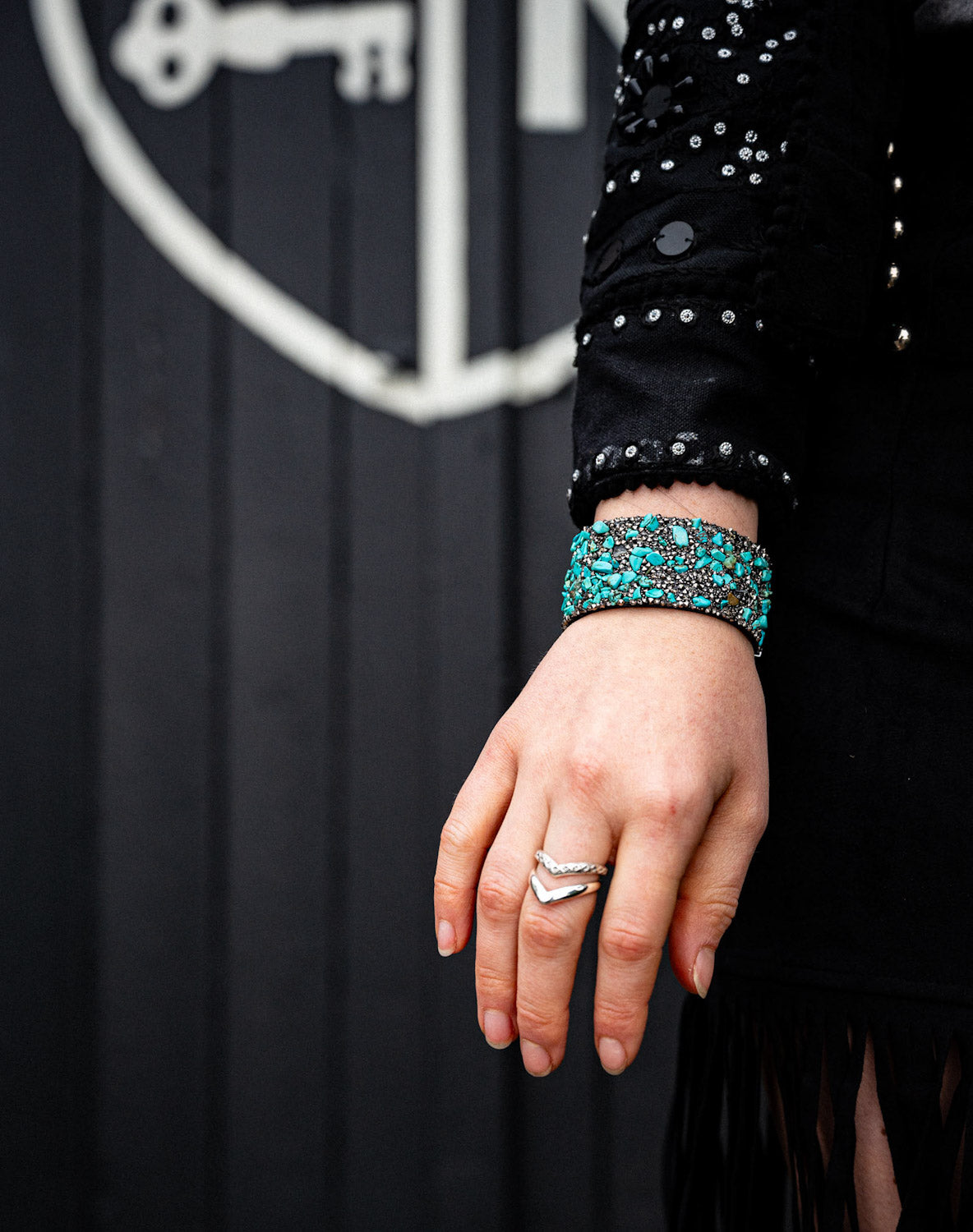 Turquoise Glimmer Cuff