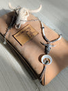 Abalone Buffalo Tassel Necklace