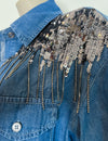 Western Sparkle Denim Shirt
