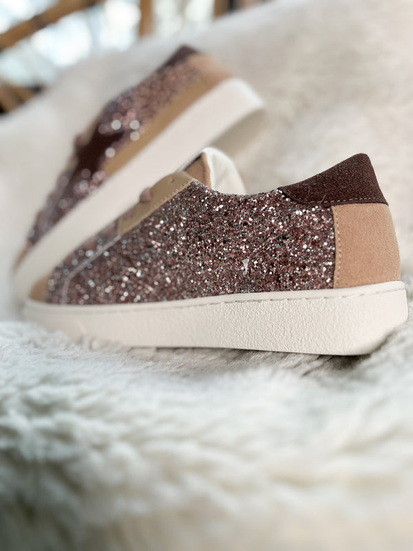 Rose Gold Sparkle Pumps