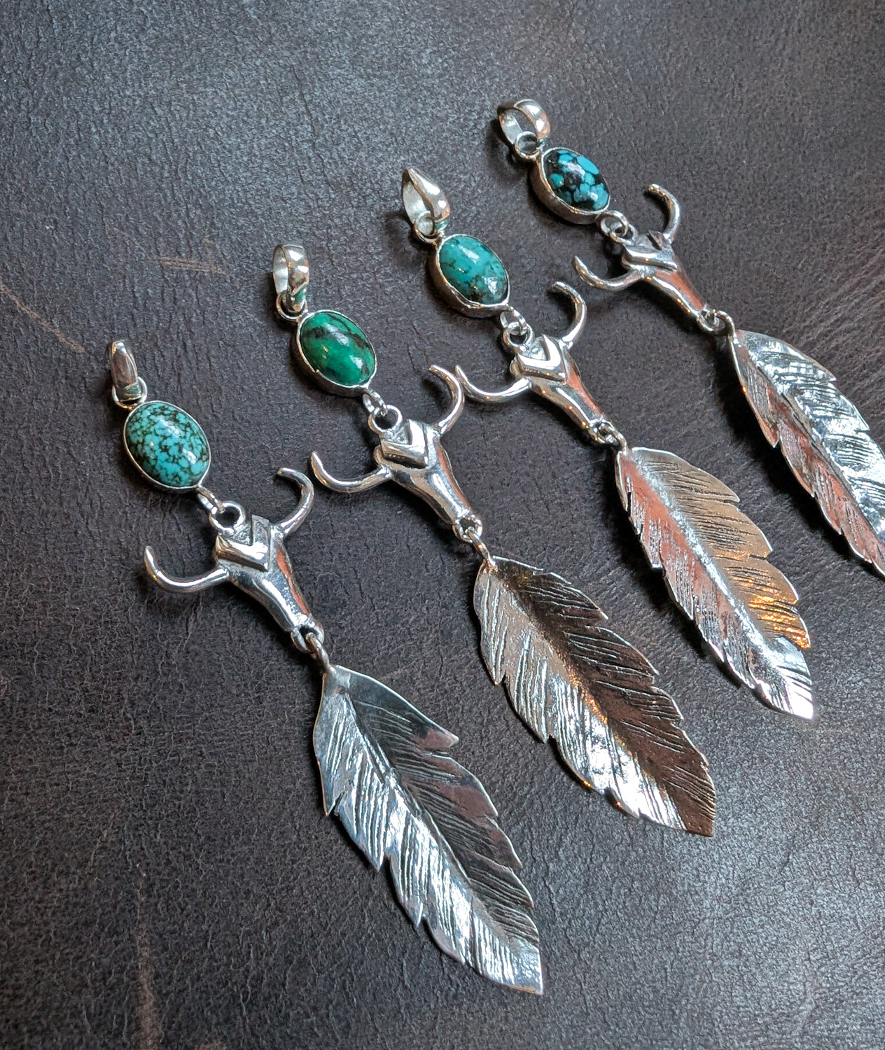 Turquoise Buffalo Pendant