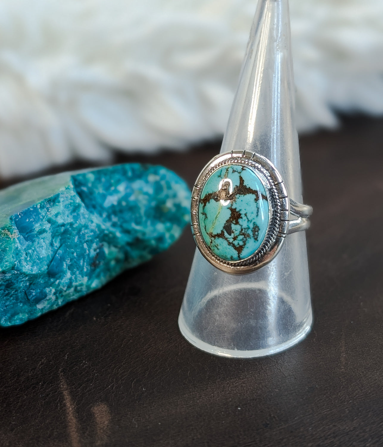 Turquoise Oval Ring - Various - Boho Buffalo Accessories