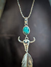 Turquoise Buffalo Pendant
