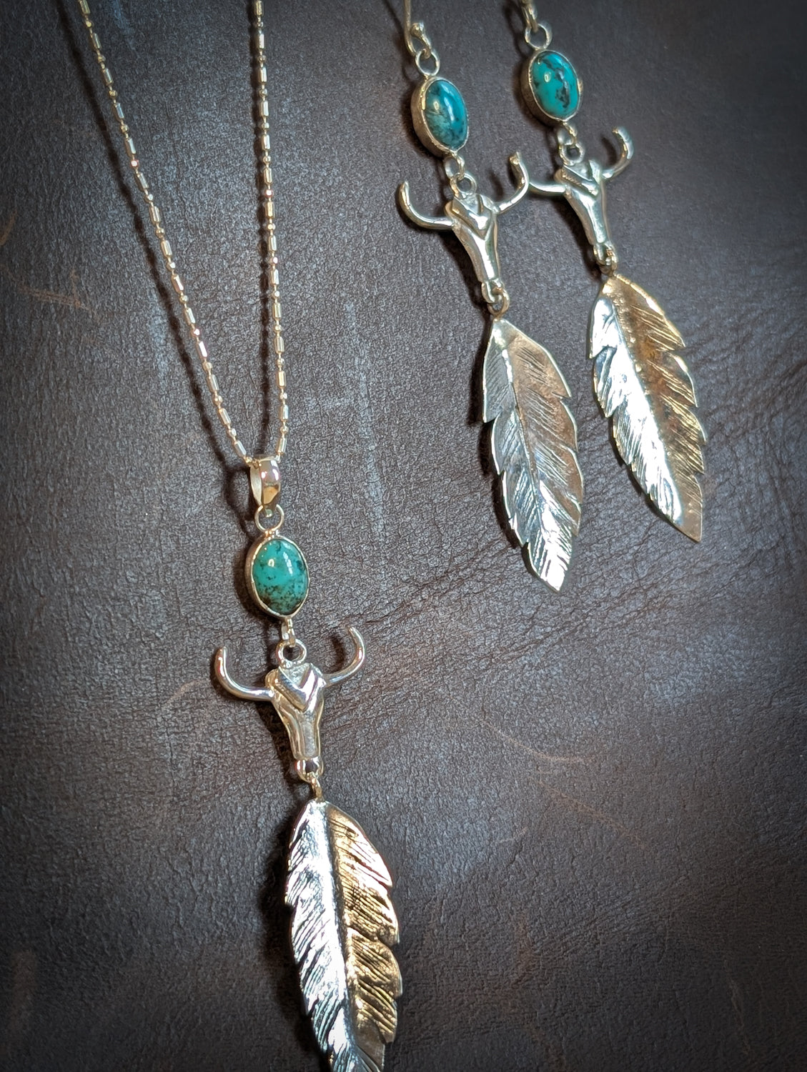 Turquoise Buffalo Pendant