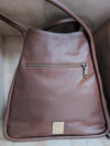 Large Western Tote Bag - Dark Brown