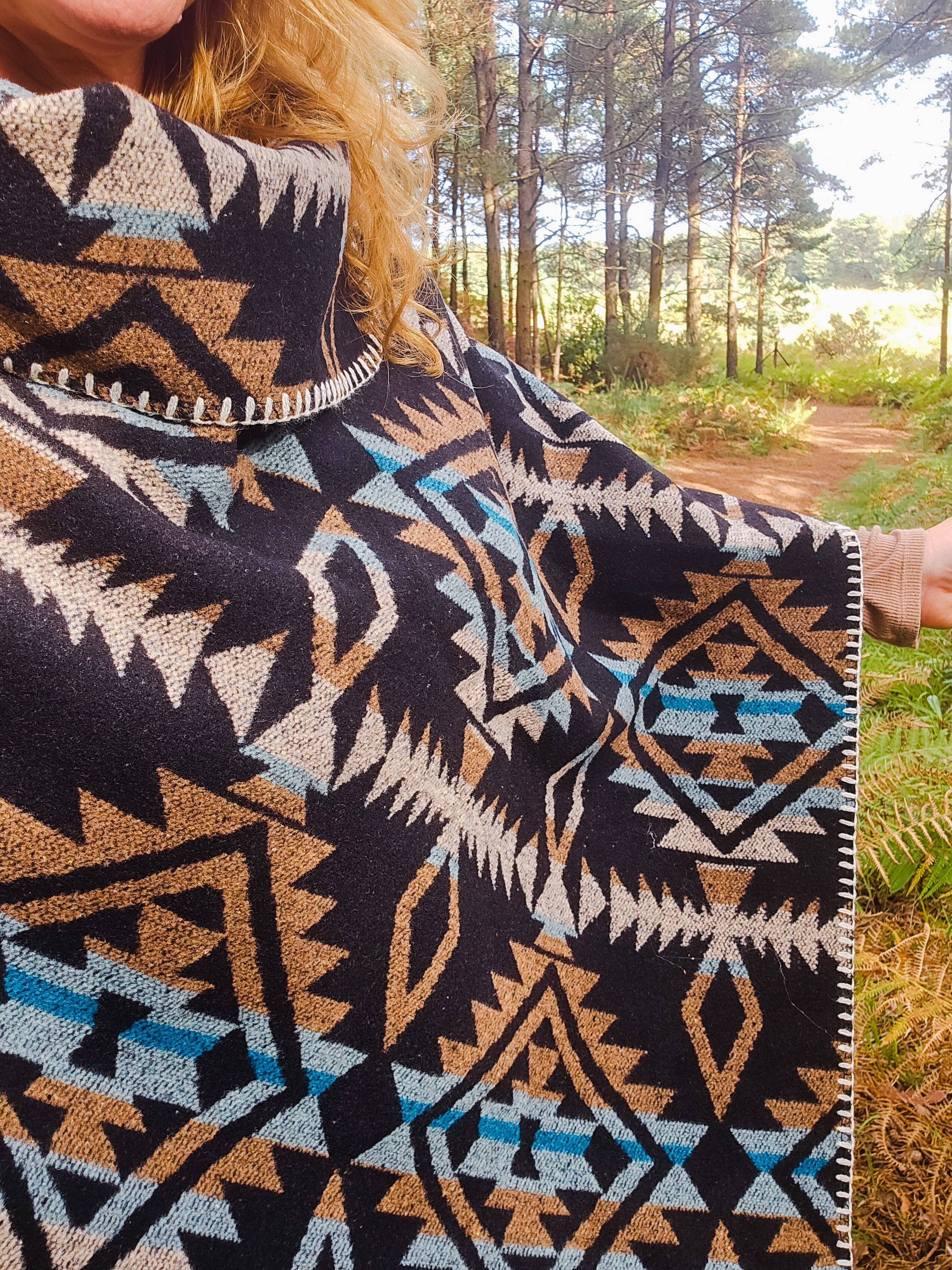Soft Aztec Poncho