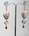 Golden Leaf Chandelier Earrings - various