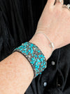 Turquoise Glimmer Cuff