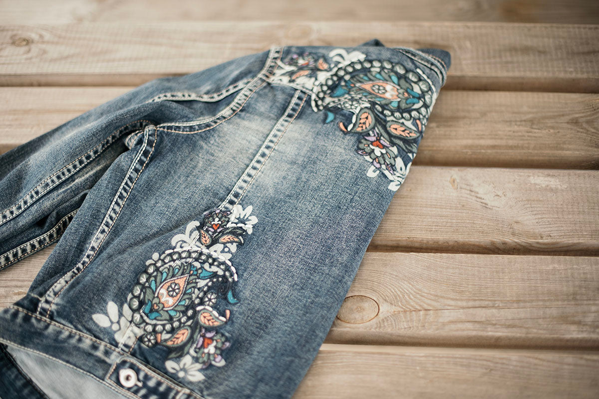 Paisley Denim Jacket