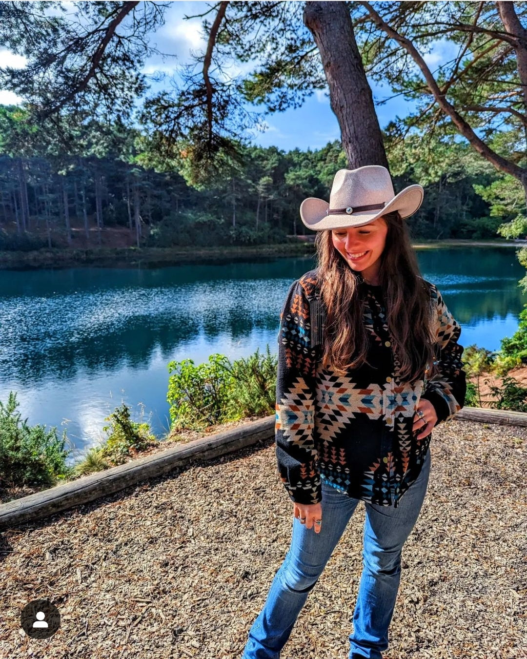 Vegan Felt Cowboy Hat (Ivory)