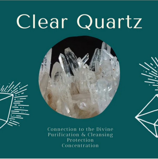 Clear Quartz Crystal Festival Purse