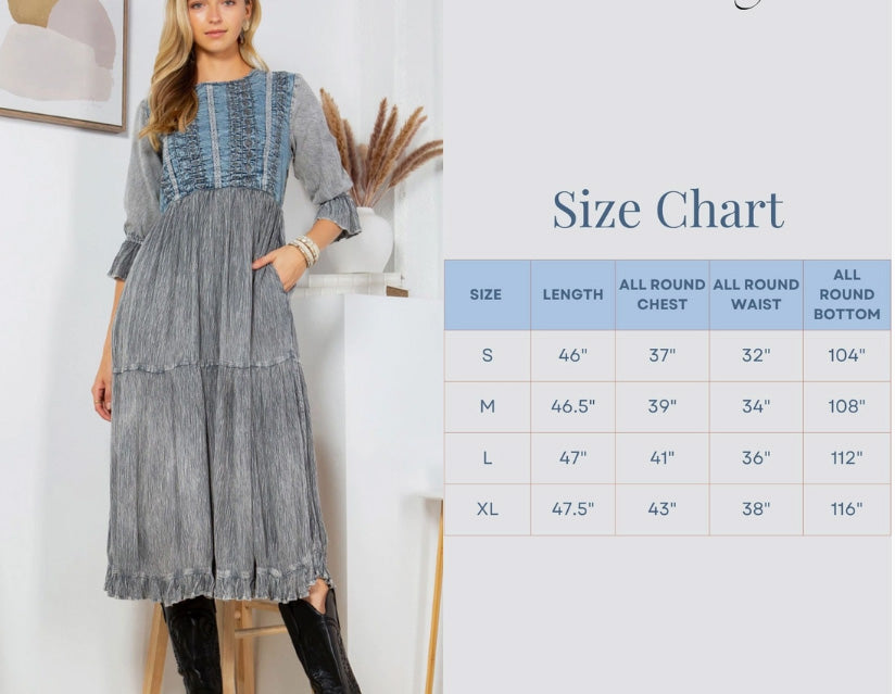 Smocked Boho Maxi Dress