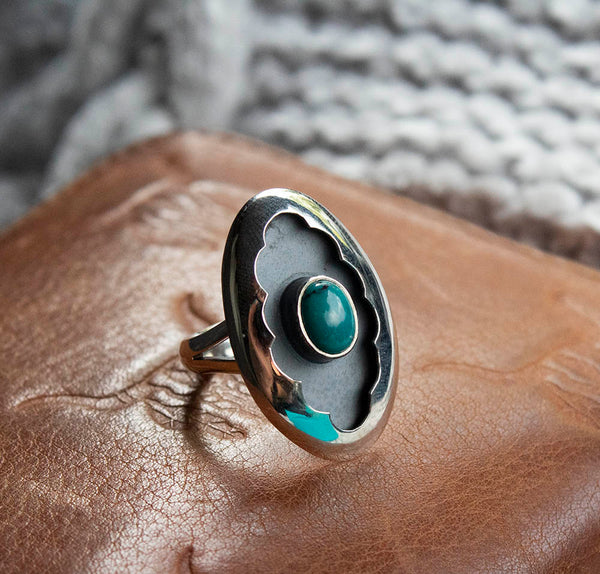 Oval Shield Ring