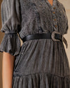 Charcoal Babydoll Dress (PLUS)